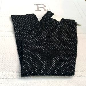 GAP SKINNY ANKLE MID-RISE POLKA DOT PANTS